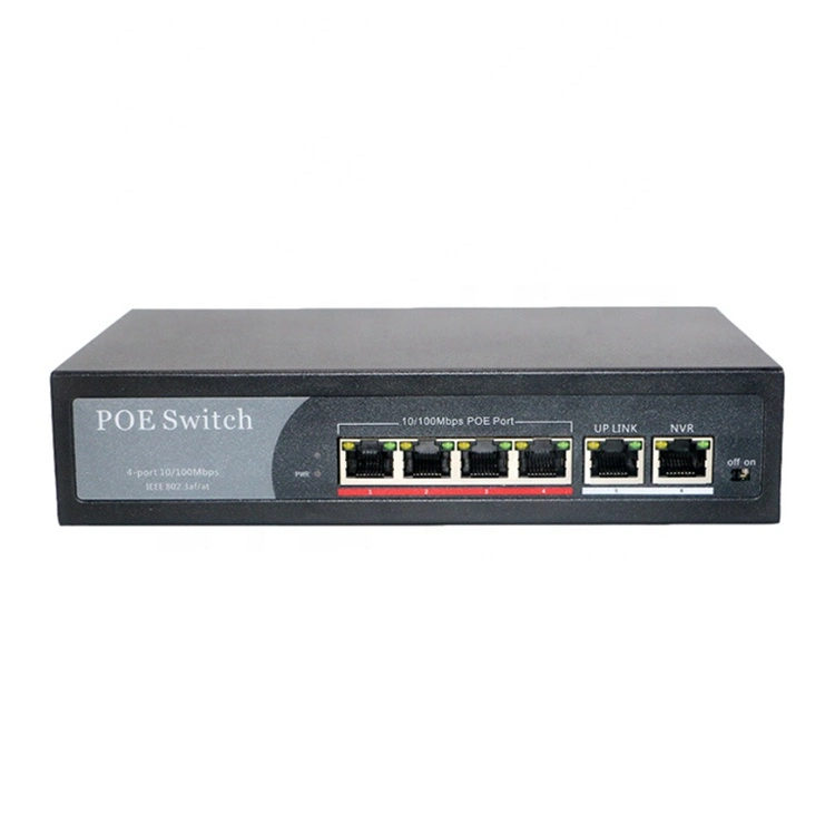4ep+2e सीरीज Poe स्विच OEM ODM 100m 4 10/100Mbps Poe पोर्ट्स 0
