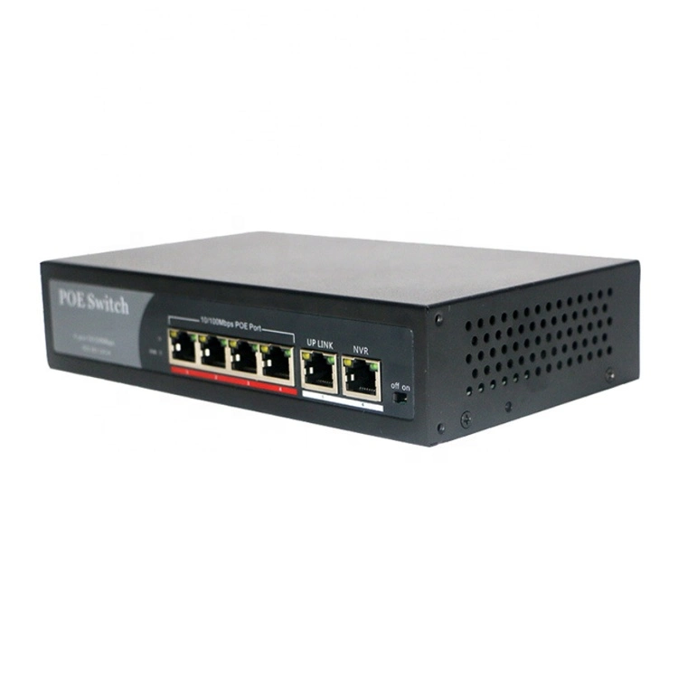 4ep+2e सीरीज Poe स्विच OEM ODM 100m 4 10/100Mbps Poe पोर्ट्स 1