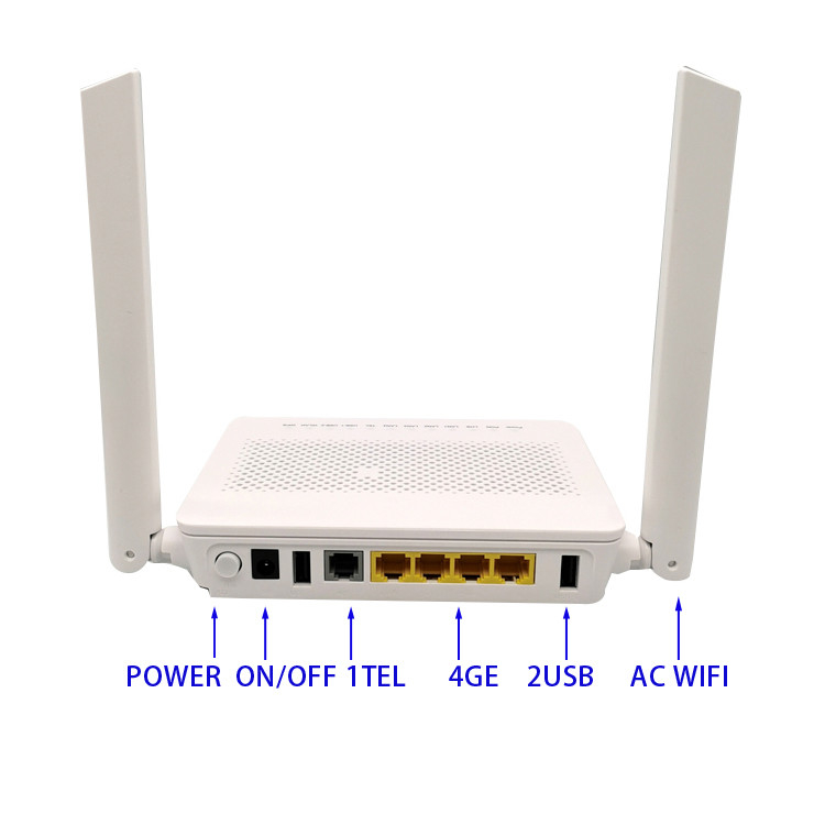 0riginal New HS8546V WIFI Router Gpon Onu with 4GE + 1POT+2USB+2.4G&5G WiFi